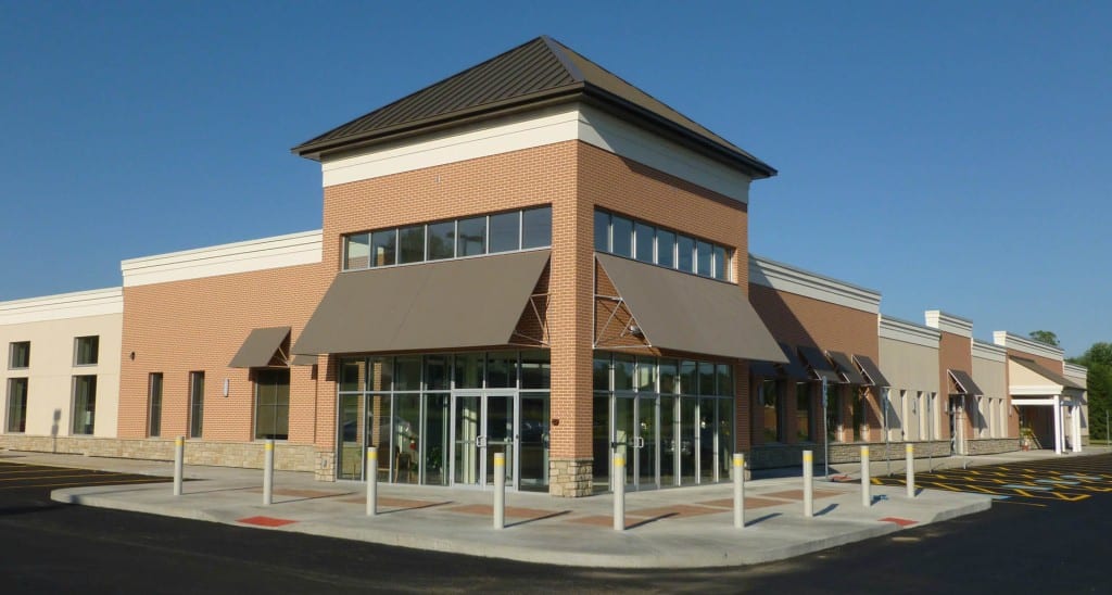 Exterior of agency on aging brick buildling