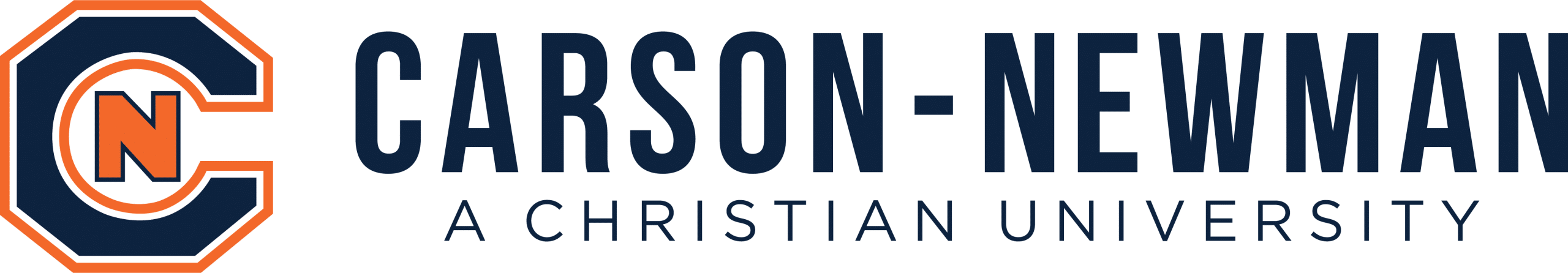 Carson-Newman, a Christian University, logo.